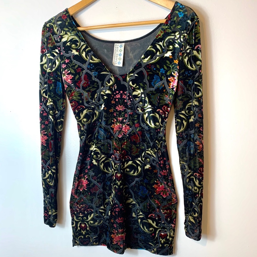 COPY - Free People Burnout Velvet Bodycon Dress